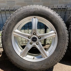 ブリヂストンブリザックBRIDGESTONE BLIZZAK DM-V2 225/65R17 スタッドレスタイヤホイール　BALMINUM ホイール付き4本セット　