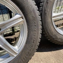 ブリヂストンブリザックBRIDGESTONE BLIZZAK DM-V2 225/65R17 スタッドレスタイヤホイール　BALMINUM ホイール付き4本セット　