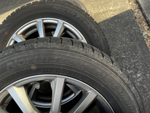 値下げします！MAZDAビアンテ用 アルミホイール スタッドレスタイヤ 