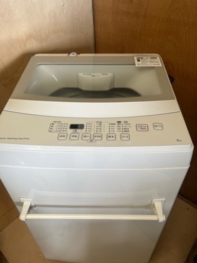 中古洗濯機[N-785] ニトリ 洗濯機 2019年製 6Kg ◆配送＆設置込み◆