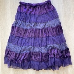 スカート　紫 Sサイズ