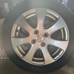 スズキ純正アルミホイールとスタッドレスタイヤとカバー付4セット