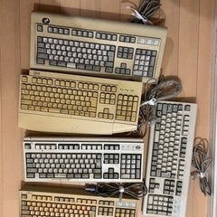 キーボード5個まとめて¥0 PS/2 デスクトップトラックポイン...