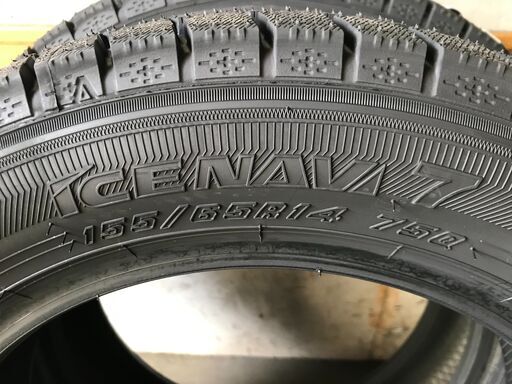 タイヤ、ホイール ☆【最終処分】スタッドレスタイヤ GY 155/65R14 75Q 