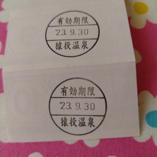 温泉回数券10枚つづり　猿投温泉 温泉回数券10枚つづり 猿投温泉