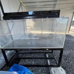 アクリル水槽 1500 600 630 上部フィルターセット
