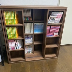 【再掲載】漫画収納　本棚　スライド　マンガ棚　コミックラック