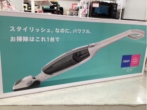 美原店　2022年式　AQUA 2WAYコードレススティック掃除機　AQC-ZX1N