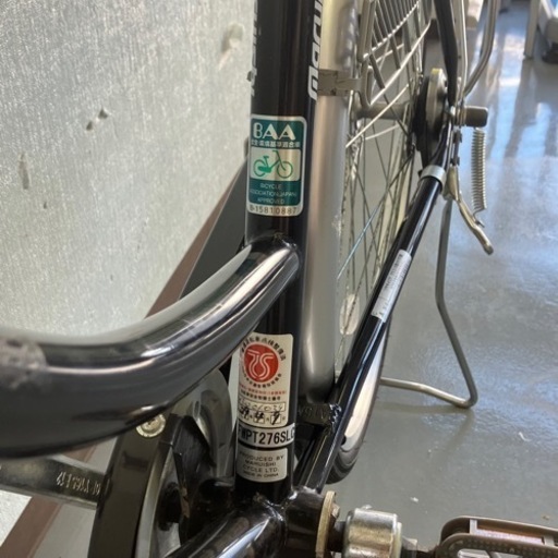 S01 丸石サイクル MARUISHI sublime ファミリーサイクル 27インチ ロック付き 美品