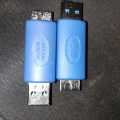 USB3.0 micro-bオス - Aオス アダプター