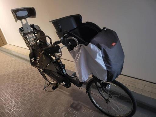 電動自転車 パナソニック ぎゅっとデラックス 紫