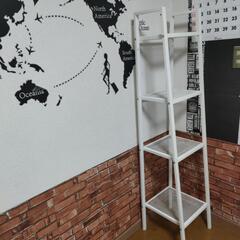 IKEA_白い棚（幅がせまいタイプ）