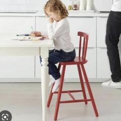 IKEA　イケア 子供 ハイチェア AGAM アーガム　レッド　...