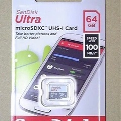 値下げ❗️マイクロＳＤカード microSDXC 64GB 10...