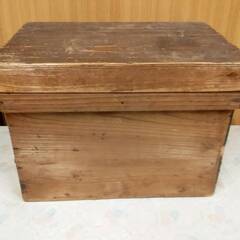 【取引中】茶箱（しっかりした木製の箱。中はアルミ？）