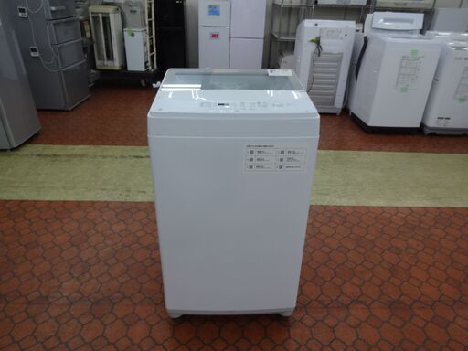 ID 083837　洗濯機ニトリ6K　２０２２年製　NTR60
