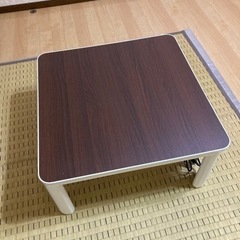 【差し上げます】美品　こたつ　ニトリ　2012年製　75×75