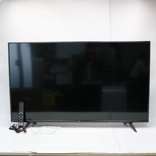 195)【美品/2022年製】 TCL 4Kスマート液晶テレビ 55型 55P615 アンドロイドTV 4Kチューナー内蔵 YouTube Netflix