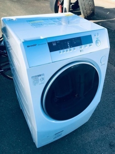 ET2000番⭐️ 10.0kg⭐️ SHARPドラム式電気洗濯乾燥機⭐️