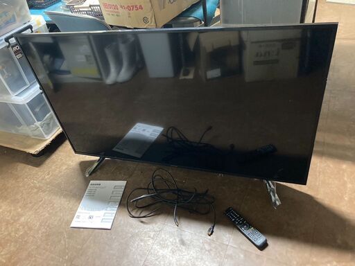 ☆中古￥43,000！【会員価格￥40,000】Hisense　55インチハイビジョンLED液晶テレビ　家電　2019年製　JQ10773型　壁掛け可能【BL185】