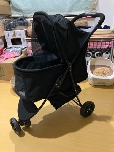 CoCo Heart多頭用3輪ペットバギー【中古美品】