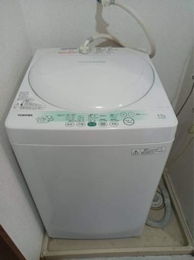 ✨激安価格✨早い者勝ち✨ 東芝 4.2kg 2011年製 ホワイト 中古 TOSHIBA 洗濯機