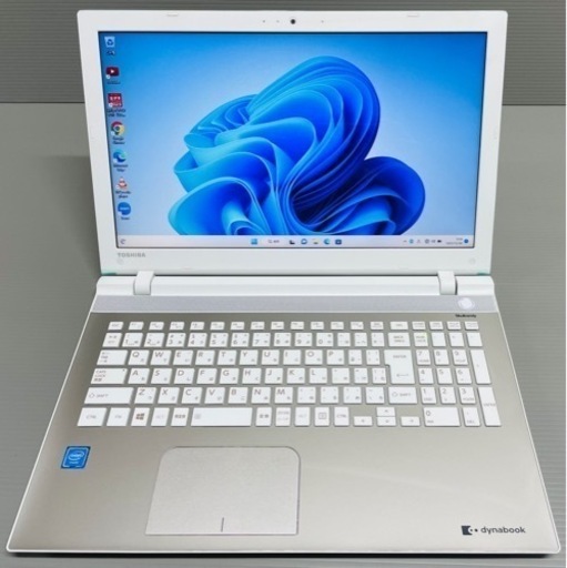配送可！　年賀状　Windows11搭載　HDD1000GB　TOSHIBA製ノートパソコン　カメラ、Bluetooth、ACアダプター付属、東芝、dynabook