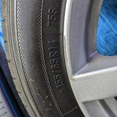 ワゴンR　純正タイヤ付きホイールmh55　14インチ