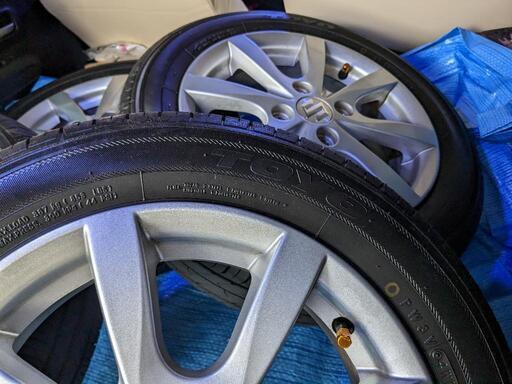 ワゴンR　純正タイヤ付きホイールmh55　14インチ