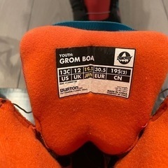 バートン　キッズスノーボードセット　100cm 19.5cm