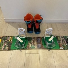 バートン　キッズスノーボードセット　100cm 19.5cm