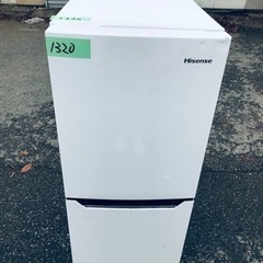 ②✨2017年製✨1320番 Hisense✨冷凍冷蔵庫✨HR-D1302‼️