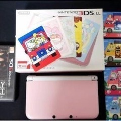 ニンテンドー3DS LL ピンク×ホワイト