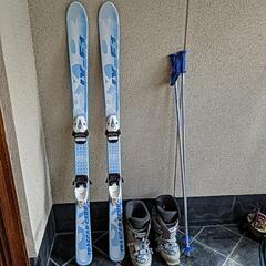 スキー板128cm ブーツ23cm　ストック