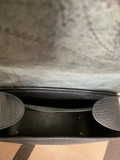 (お引き受け先が決まりました)DEGNER クロコ柄　レザー　サドル、ツールバッグセット お引き受け先が決まりました)DEGNER クロコ柄 レザー サドル、ツール