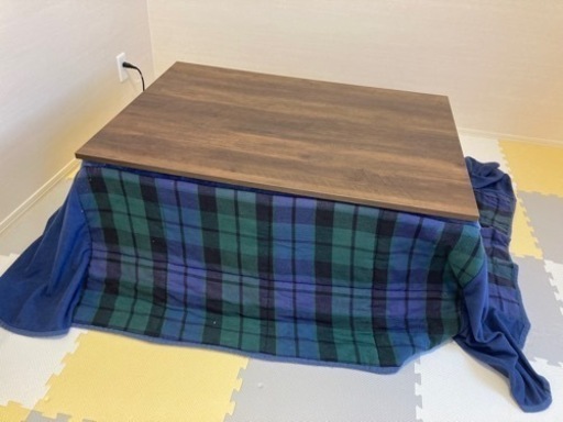 こたつテーブル 105×75 (希望の方のみこたつ布団付き)