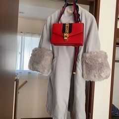 【ネット決済】冬用コート　未使用　ファー取り外し付き3点セット