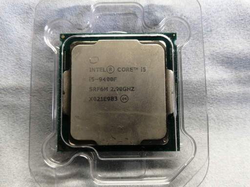 【譲り先決定済】インテル Core i5 9400F お譲りします