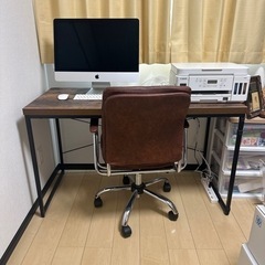 お値下げ中！デスク、チェア、iMac、充電ハブ