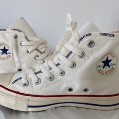 【CONVERSE】ALL STARロゴ ハイカット 白　コンバース