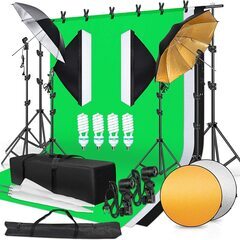 プロ撮影ボックス（照明キット、ライトスタンド、ソフト傘、等）