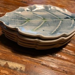 木の葉型銘々皿5枚セット