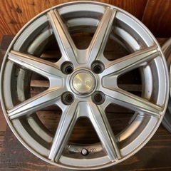 アルミホイール14インチ5.5J 4本／100-4H +40／LAYCEA A4082