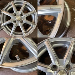 アルミホイール14インチ5.5J 4本／100-4H +40／LAYCEA A4082