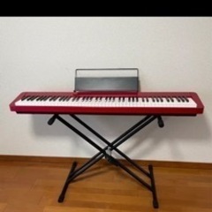 CASIO 電子ピアノ　88鍵盤 PX-S1000レッド　19年製