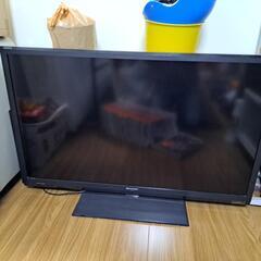 ジャンク品(電源入らず)　シャープ液晶テレビ40インチ