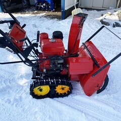ホンダ 8馬力 除雪機 HS80JS 後期 ベルト交換済み セル リコイル 雪切