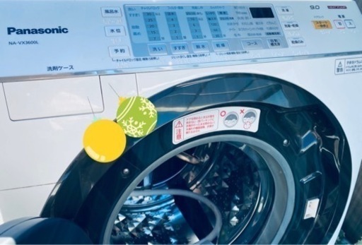 Panasonic♡ドラム式洗濯機/９kg