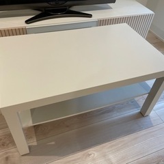 IKEA イケア　ローテーブル　ホワイト　机