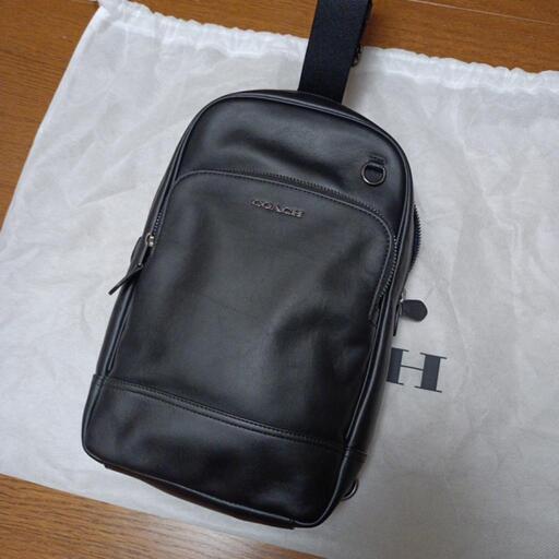 新品定価77000円 COACH グラハム パック ショルダーバック 黒